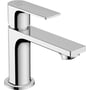 Hansgrohe Rebris S håndvaskarmatur i krom med 1-grebs betjening og et slankt, moderne design med lige tud.
