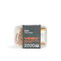 Videx genopladeligt Li-pol-batteri på 2000 mAh ses i æske lige forfra med emballagens frontlabel.