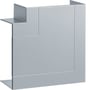 Hager Fladvinkel HF i alu-look materiale til BRA65130 LAN kabler med nem clipsmontering.
