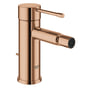 Grohe Essence bidetarmatur, 1-grebs, S-Size, løftestang m/ bundventil, Poleret Warm Sunset