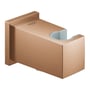 Grohe Euphoria Cube slangeudtag i børstet varm solnedgang messing med 1/2" holder og Grohe logo.