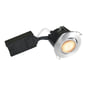Uni Install indbygningsspot, inkl. LED-pære (Nordtronic Long Life / CRI>90 FlickerFree / 5W / 360lm / 38° / 3000K / dæmpbar<1%), GU10 (230V), rund, børstet alu – Nordtronic