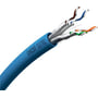 Cat 7A S/FTP netværkskabel halogenfri, Actassi CL-MNC, blå yderkappe, afmålt pr. meter (klippes) – Lauritz Knudsen