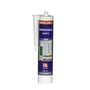 Dana Lim Acrylfugemasse 504 i hvid 300 ml patron med en separat hvid fugedyse ved siden af.