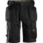 Snickers Workwear Allroundwork 6151 shorts i sort, str. 50, med flere funktionelle lommer og Cordura® forstærkninger.