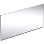 Geberit Option Plus firkantet spejl med lys, sort mat, 135 cm x 70 cm