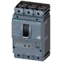 Siemens 3-polet maksimalafbryder 3VA2, 100A, med 150kA brydeevne, og en tydelig LSI beskyttelsesfunktion vist.