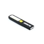 Ironside Mini-håndlampen ligger skråt med arbejdslysfladen opad og enden med toplyset synlig.