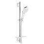 Grohe Rainshower Smartactive 130 mm brusestangsæt, 600mm brusestang, Hvid