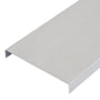 U-profil, blank aluminium, til bjælker og limtræ, 20 x 140 x 20 mm, 1 meter