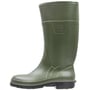 Sievi Sikkerheds-PU-Støvle Light Boot Olive S4 51010 i størrelse 45, vist fra siden på hvid baggrund.
