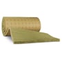 Rockwool lamelmåtte med 40mm isolering, rullet og delvist udfoldet, 5m2 på papirunderlag med krydsmønster.