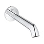Grohe Essence karudløb i krom med 230mm tud. Vægmonteret design med forkromet messing og GROHE StarLight-belægning.