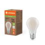 Ledvance LED standard pære i energiklasse A ved siden af sin papemballage, 5W, 4000K.