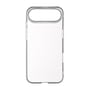 Transparent TPU-cover til iPhone Air set fra bagsiden med åbning til kameraet og knapper langs kanten.