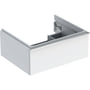 Geberit iCon underskab, 59,2 cm, 1 skuffe, hvid (blank) - krom håndtag