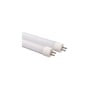 To LEDlife T5-ULTRA115 EXT LED rør side om side, der viser deres T5 sokler med dobbelte ben i hvid plast.