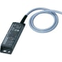 Siemens magnetkontakt 3SE6605-2BA, et stykke sort elektronikboks med mærkat og 3m kabel, isoleret.