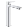 GROHE etgrebsbatteri med en 161mm lang, flad tud og et krom-finish. Moderne design med en slank, rektangulær base.