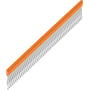 Laske ZQV 2.5N/50 orange 50-polet laske fra Weidmüller med PUSH IN teknologi, der viser 50 ledningsbeslag i metal.