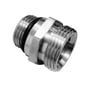 Purmo overgangsnippel i forniklet messing med 1/2'' indvendigt gevind og 3/4'' udvendigt eurokonus gevind.