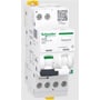 Schneider Electric Acti9 Active iC40 ARC gnistdetektor, 1P+N, C16A, med tydelige mærker og testknap.