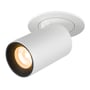 SLV NUMINOS PROJECTOR XS i hvid, en vægmonteret lampe med cylindrisk lampehus og 20 graders spredning.