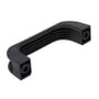 Bøjlegreb BG 224, 94mm, lavet af sort polyamid 6 med 6,5mm gevinddiameter og en bredde på 21mm.