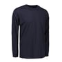 ID Identity Pro wear T-shirt med lange ærmer i mørkeblå, størrelse 2XL, på hvid baggrund.