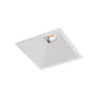SG Armaturen Soft Square downlight i hvid aluminium med en 95x95 mm kvadratisk ramme og integreret LED.