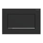 Geberit Sigma30 betjeningsplade, enkelt tryk, skruelås, krom/mat sort
