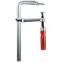 Bessey GZ classiX stålskruetvinge 120 x 600 mm med ergonomisk rødt trægreb og hærdet spændebeslag.
