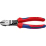 Knipex kraft-bidetang 180mm med to-komponent håndtag i rød og blå, med fjeder.