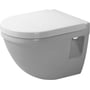 Starck 3 Compact: Væghængt toilet, hvid – Duravit