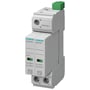Siemens overspændingsafleder 5SD7, C/T2/II, 350V, 2-polet, med grøn terminal og T2 mærkning.