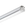 Philips Lighting Polo IP66 LED-armatur set skråt fra enden med synlig kabelindføring og prismatisk afskærmning.