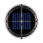 SpectrumLED Lumina Tubo solcellelampe set oppefra, hvor solcellepanelet og bærehåndtaget er synlige.