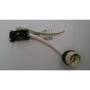 V-TAC MR16-downlight-kit med fatningens åbning og tilslutningsledning tydeligt synlig.