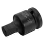 Bahco 3/4" kraft topbit med 14mm sekskant, fremstillet i sort højtlegeret stål med fosfateret overflade.