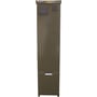 Triarca Trilite P12 XL kabelskab i grøn aluminium med 4-leder skinnesystem og 400A kapacitet, måler 850x280x265mm.