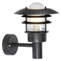 Lønstrup 22 udendørs væglampe, E27, sort - Nordlux + Ekskl. lyskilde (tom)