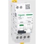 Schneider Electric Acti9 iCV40 ARC gnistdetektor med 1P+N, C10A, 30mA. Enheden har en klar grøn testknap og hvidt kabinet med mærketekst.