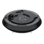 Undersiden af Ubiquiti Camera AI 360 i sort, viser PoE-port og monteringsdetaljer.