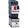 Schneider Electric kombistarter GV2ME10 med 24V DC spole og LC1K kontaktor, viste kombination af motorbeskyttelse og kontaktor.