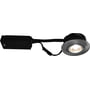 Nordtronic Low Profile Flexible, indbygningsspot 230V LED (rund), 6W, 430lm, 2700K, børstet aluminium