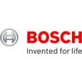 Bosch logo og slogan 'Invented for life' på hvid baggrund.