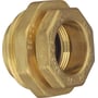 Isiflo reduktionsindlæg 40 x 32 mm i afzinkningsbestandig messing, viser gevind og indvendig O-ring.
