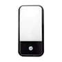 SpectrumLED LED-væglampe med bevægelsessensor set lige forfra med hvid skærm og sort ramme.