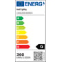 Energimærke G for Ansell Lighting Z-Cell LED bånd, viser 360 kWh/1000h forbrug og QR-kode.