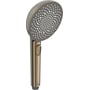 Oras Aurelia håndbruser i børstet bronze med en diameter på 110 mm og tre strålefunktioner.